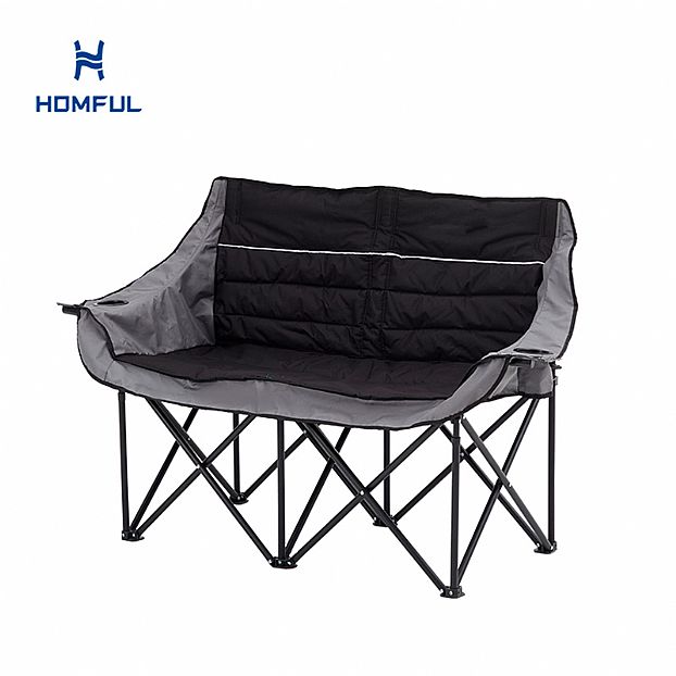 Silla de camping doble de aleación de aluminio personalizable para exteriores