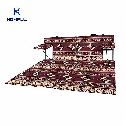 Silla plegable de suelo de tela...