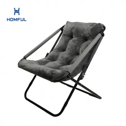 Silla platillo plegable de gran tamaño