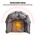 Silla de acampada individual gruesa con calefacción - 60C24A