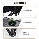 Silla de camping doble calefactada - 60C24X