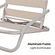 Silla de playa portátil plegable para exteriores - 60C16V