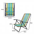 Silla de playa ajustable en dos posiciones - 60C19Z