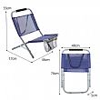 Mini silla de playa transpirable - 60C23V