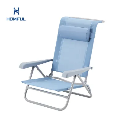 Silla de playa ajustable de 7 secciones