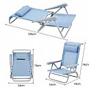 Silla de playa ajustable de 7 secciones - 60C24T