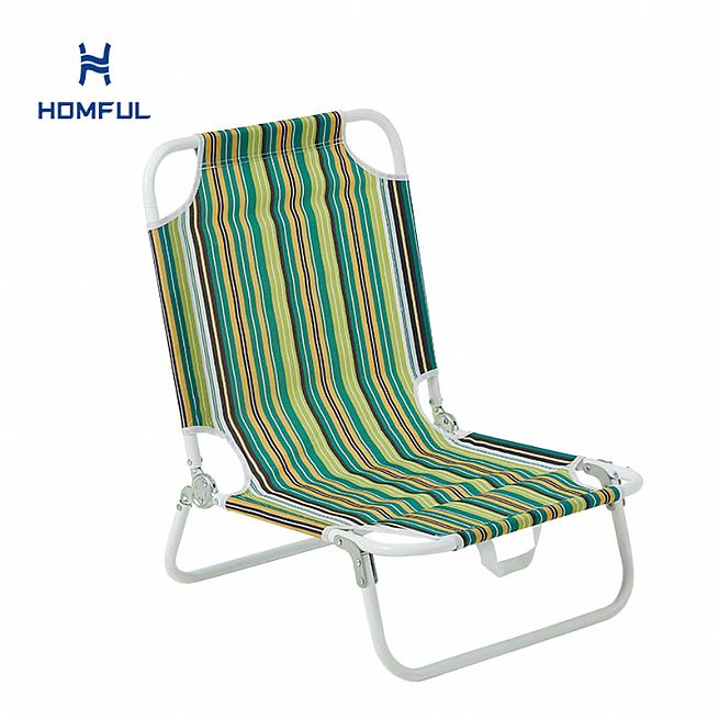 Silla de camping portátil y ligera con cierre de seguridad y asa