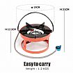 Single Burner Camping Stove with handle - 60S01H