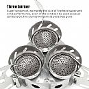 Three Burner Camping Stove - 61C17J