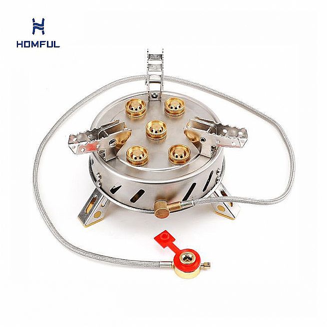 Seven-Burner Camping Stoves