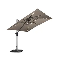 Solar Powered Medium Roman Umbrella