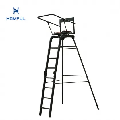 Puesto de caza con escalera de 7 peldaños