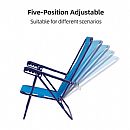 Fünf verstellbare tragbare Strandstühle - 60C23W