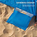 UV 50+ Camping Strand Schatten Angelzelt - 60I23E