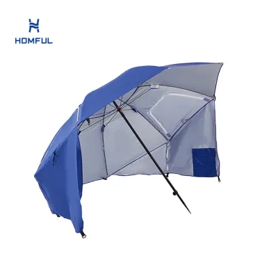 Tragbarer Camping-Strandzeltschirm mit UV-Schutz 50+