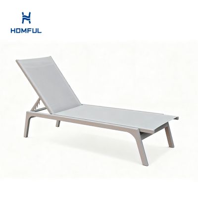 Aluminum Textilene Adjustable Lounge Chair