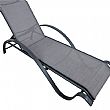 Aluminum Adjustable Lounge Chair with S-shape Armrest - 11D14I