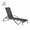 Iron Adjustable Lounge Chair with S-shape Armrest - 11D14J
