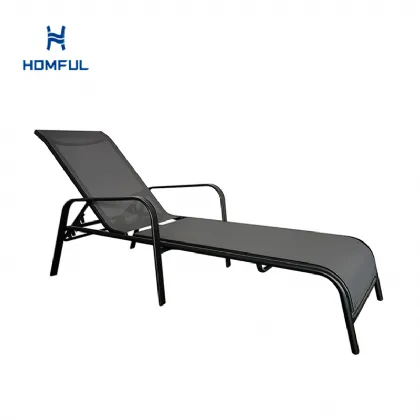 Iron Adjustable Lounge Chair
