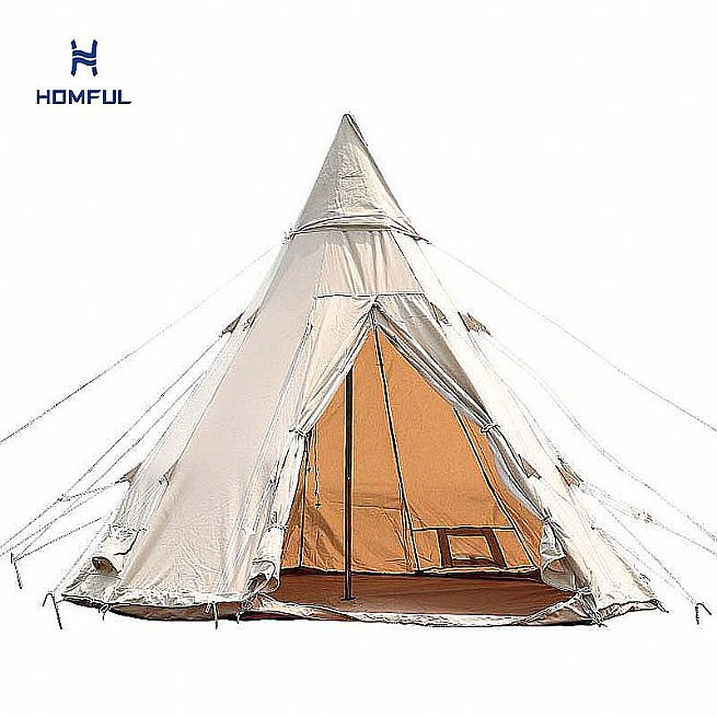 Tienda tipo Bell glamping