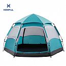Tienda de campaña hexagonal automática impermeable de alta calidad para acampada - 60I02H
