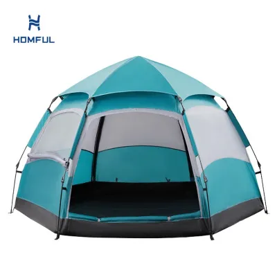 Tienda de campaña hexagonal automática...