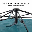 Tienda de campaña hexagonal automática impermeable de alta calidad para acampada - 60I02H