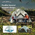 Tienda de campaña automática hidráulica con resorte para 3-4 personas - 60I11T