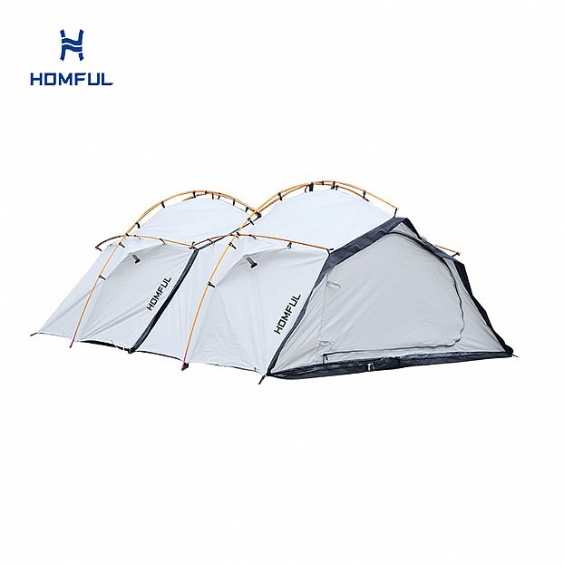 Tienda de lona con lazo flexible para acampar en familia al aire libre