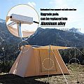 Tienda de lona con lazo flexible para acampar en familia al aire libre - 60I29B