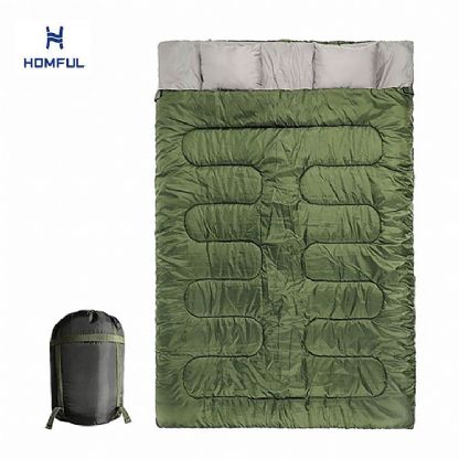 Doppel-Schlafsäcke fürs Camping im...