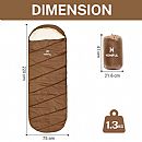 Neu gestalteter Umschlagschlafsack - 60K21I