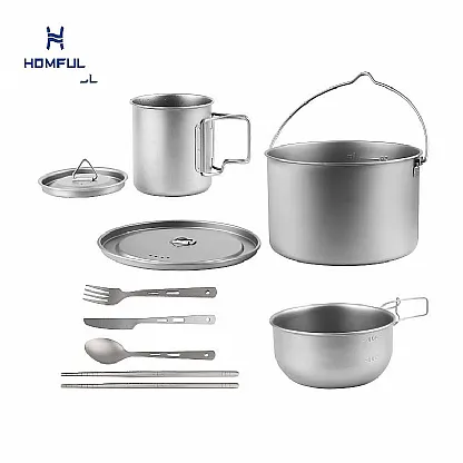 Baterías de cocina de titanio OEM/ODM