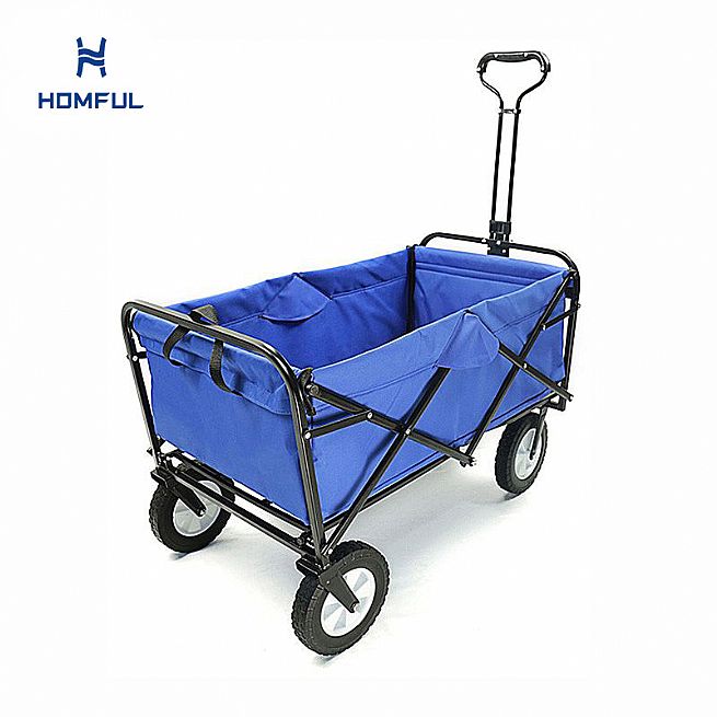Carro plegable para acampar en la playa