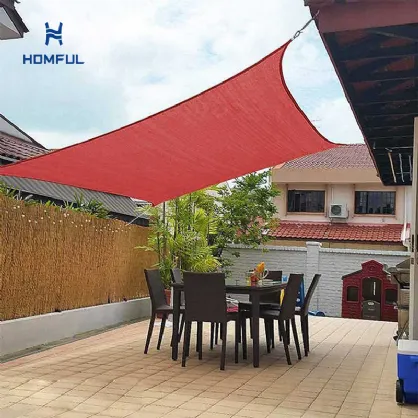 Vela de parasol rectangular