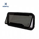 Ventana abatible para toldo de autocaravana con marco de aluminio y cristal templado para caravanas y autocaravanas - 71C50A