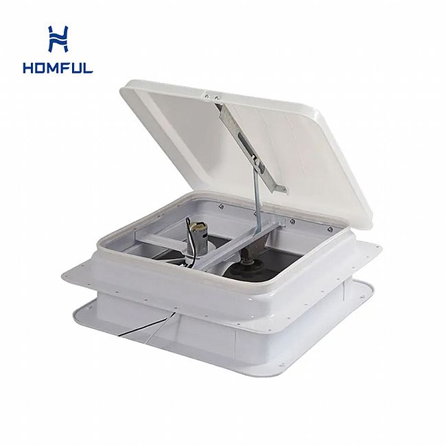 Ventilador simple para vehículos recreativos
