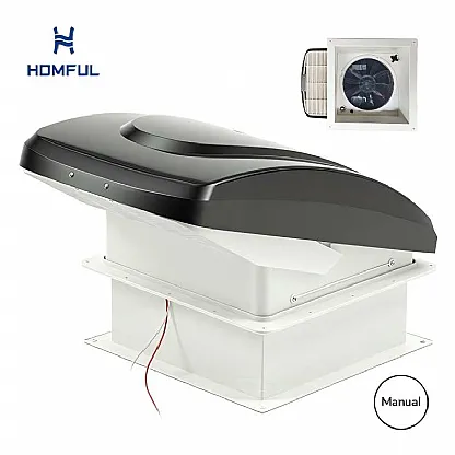 Ventilador de Techo Manual 14x14 para...