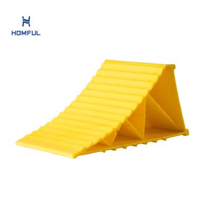 RV Accessories 2-Piece Pack HDPE Orange Truck/RV Wheel Chock