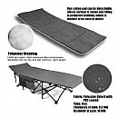 Camping Folding Cot with Separate Bag - 61G01C