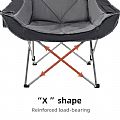 Deluxe Single Chair with Cotton Filling for Winter - 60C20A