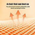 Winter Camping Heated Chair with Armrests - 60C25B