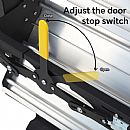 Teleskop-Bein-Design Aluminium-Einstiegsstufe für Wohnmobile - 71C30D