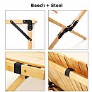 Wood and Bamboo Table - 60C10A