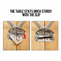 Camping Folding Round Bamboo Wood Table - 60C14J