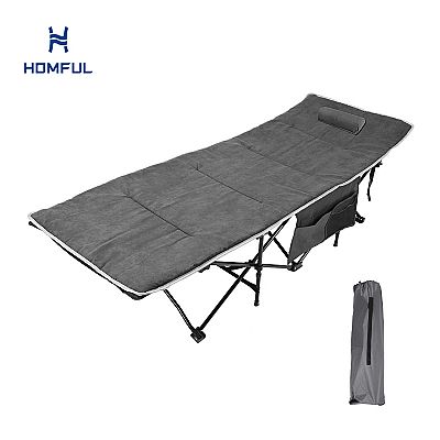 별도의 가방이 있는 캠핑 접이식 침대