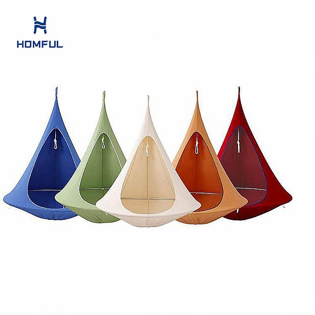 Homful 나무 매달려 캠핑 키즈 의자 텐트