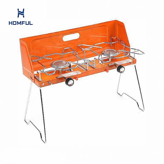 Homful 더블 버너 캠핑 스토브