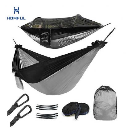 특수 설계된 튼튼한 벌레 그물 패브릭이있는 Homful Hammock