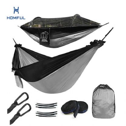 특수 설계된 튼튼한 벌레 그물 패브릭이있는 Homful Hammock